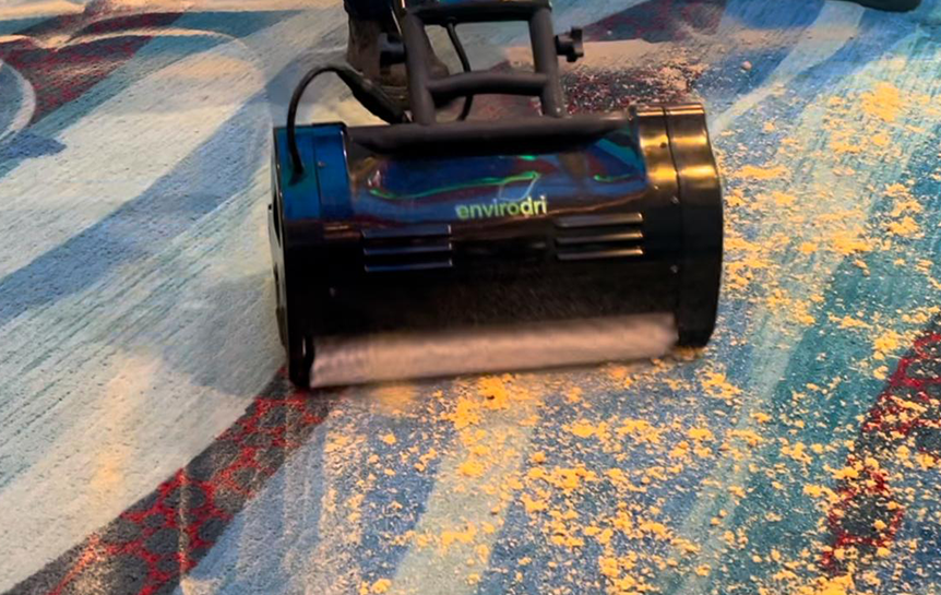 Dry Carpet Cleaning System
